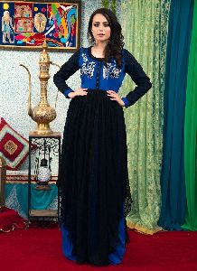 Black Color Maxi Style Abaya Dress