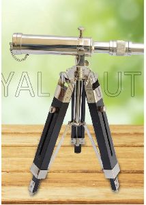 Chrome Finish Telescope With Stand