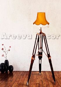 wood tripod floor lamp