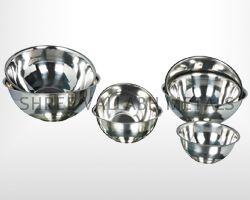 Stainless Steel Deep Footed Bowl