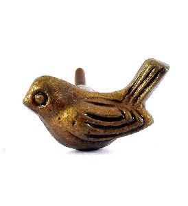 Antique Bird Metal Knob
