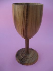 wooden goblet