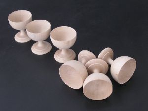 Wooden Goblet Set