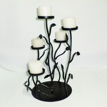 Iron Tree shaped candle stand