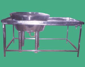 Stainless Steel Rossgulla Packaging Table