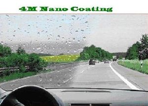 Self cleaning coating for car glass
