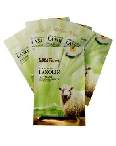 LANOLIN BAMBOO FACE MASK WITH COLLAGEN 5 PACK