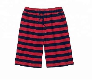 STRIPED JOGGER SHORTS FOR BOYS