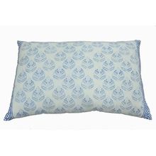 cotton hand block printed cushion cover