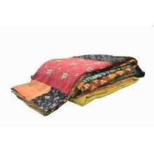 vintage kantha quilt blanket