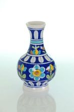 Blue Pottery Pot Vase