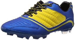 Yellow and Blue Football Shoes