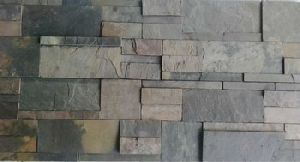 multicolor slate stone wall cladding