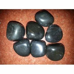 Black Polished Pebble Stones