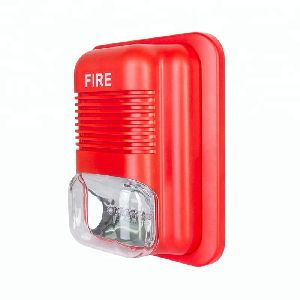 Fire Alarm Hooter With Flashlight
