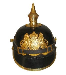 German Leather Pickelhaube Bavaria Helmet