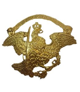 Pickelhaube Brass Eagle Badge