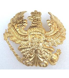 Pickelhaube Brass FR Badge