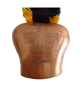 Swiss Cow Bell Copper Finish 7
