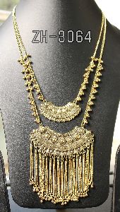 Golden Afghani necklace