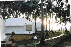 Swiss Cottage Tent with PVC Outer