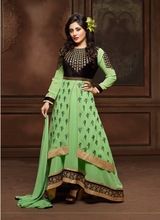 Faux Georgette Designer Semi Stitch Suit