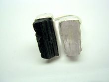 Rough Natural Gemstone 925 Ring