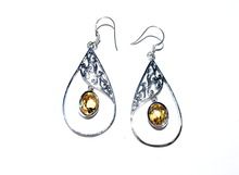 Sterling Silver Earring Black Plated