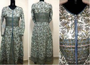 Quilted winter gown