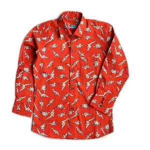 Boys Dinosaur origami print full sleeve shirt