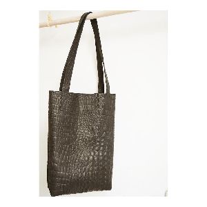 Leather lady hand bag for women