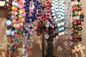 Pressed Glass Beads