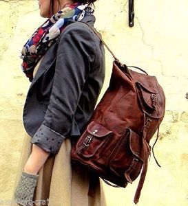 Women Leather Backpack