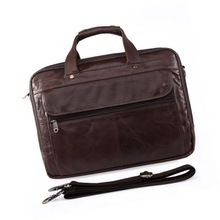 Briefcase Style Leather Travel Bag