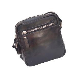 Premium Quality PU Leather Sling Travel Bag