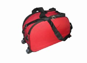 Red and Black Combination Travel Bag