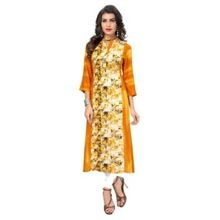 Yellow Rayon Kurti