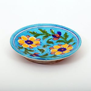 Blue Pottery Plate