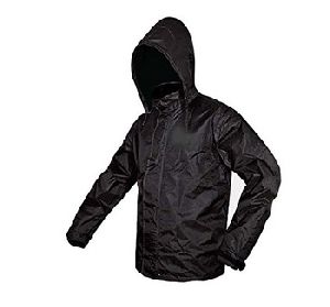 Black Rain Coat for Men
