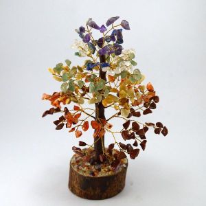 Agate multi stone Tree