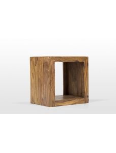wood bedside table