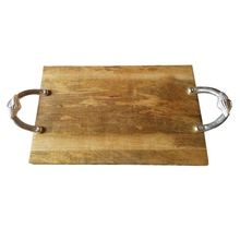 silver decorative food tray