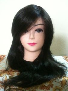 Synthetic Double Drawn Hair Wig