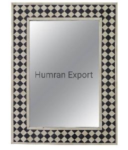 Bone Inlay Mirror Frame