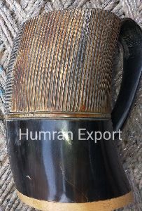 Curved Horn Mug