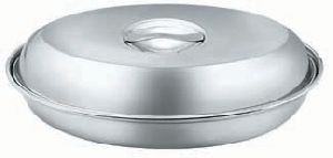 Stainless Steel Oval Dish with Cover