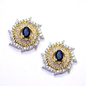 Blue Stone Studs Earrings For Your Choice