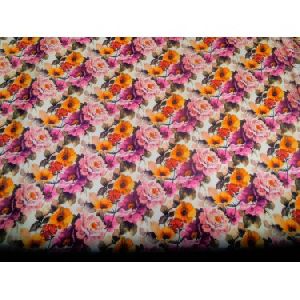 floral print Scuba Knit fabric