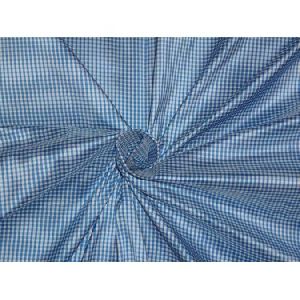 Pure Silk Dupioni Fabric Blue