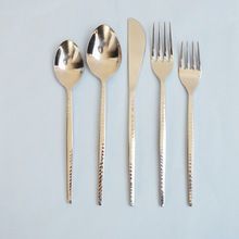 Handcrafted 5 Pc Cutlery Set.